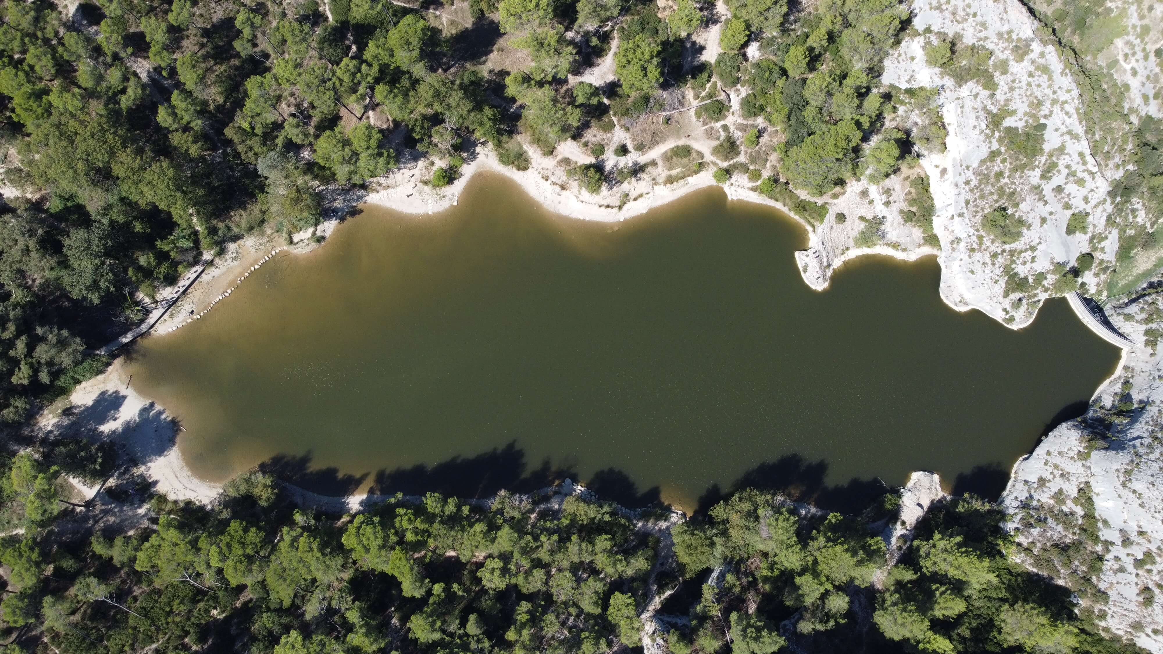 Vue aérienne de Lac de Peïroou