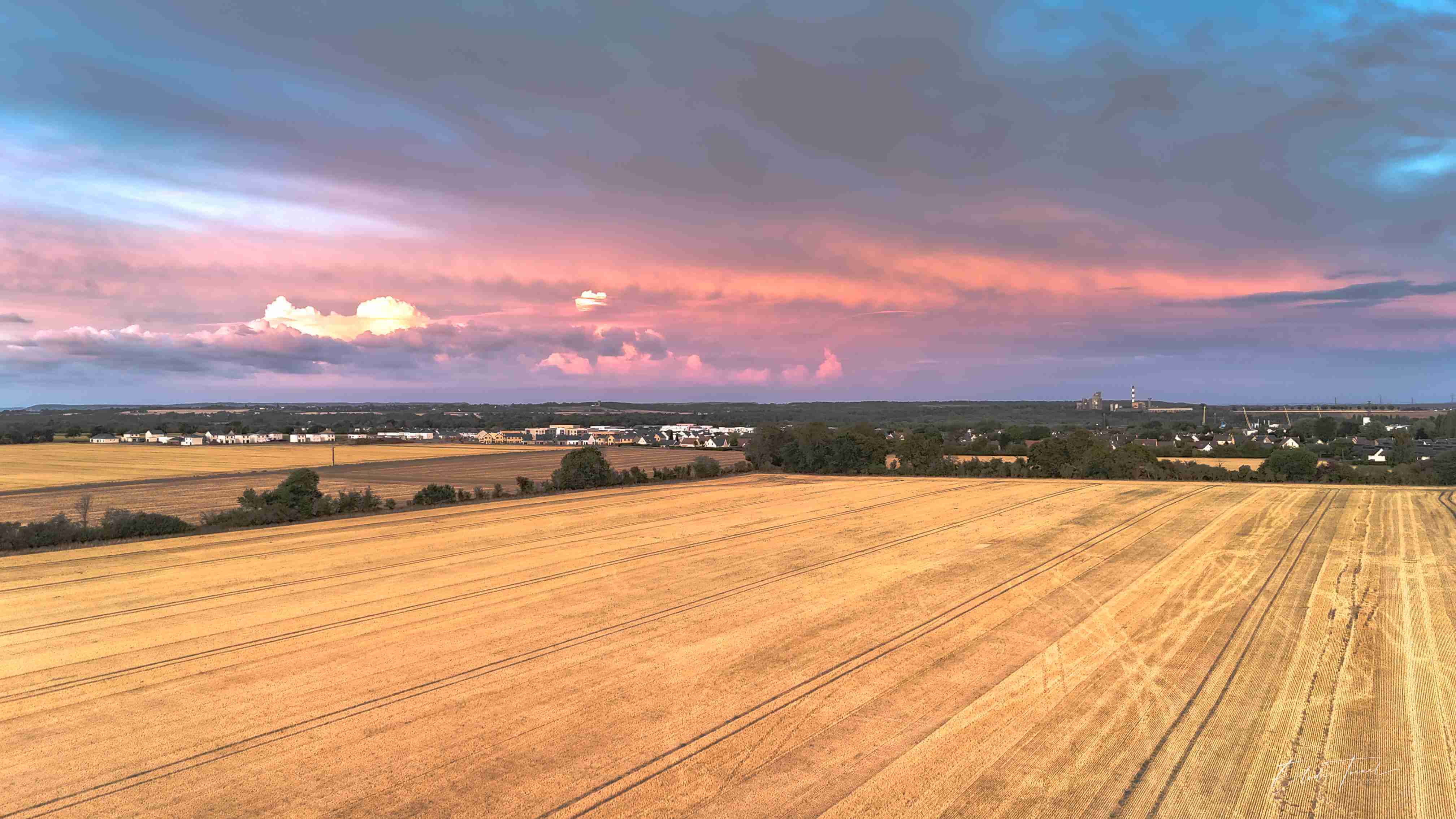 Vue aérienne de Bieville beuville