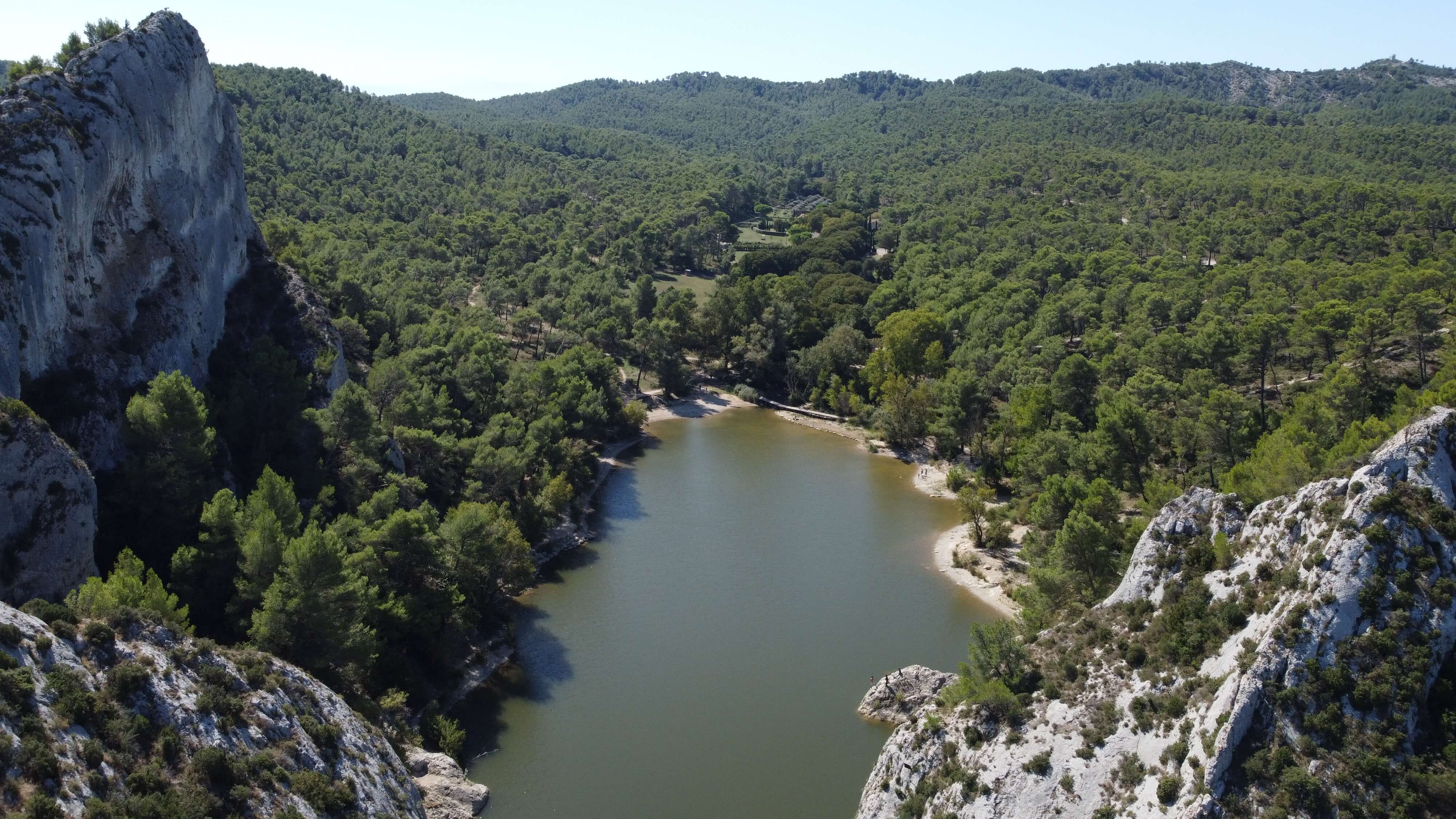 Vue aérienne de Lac de Peïroou