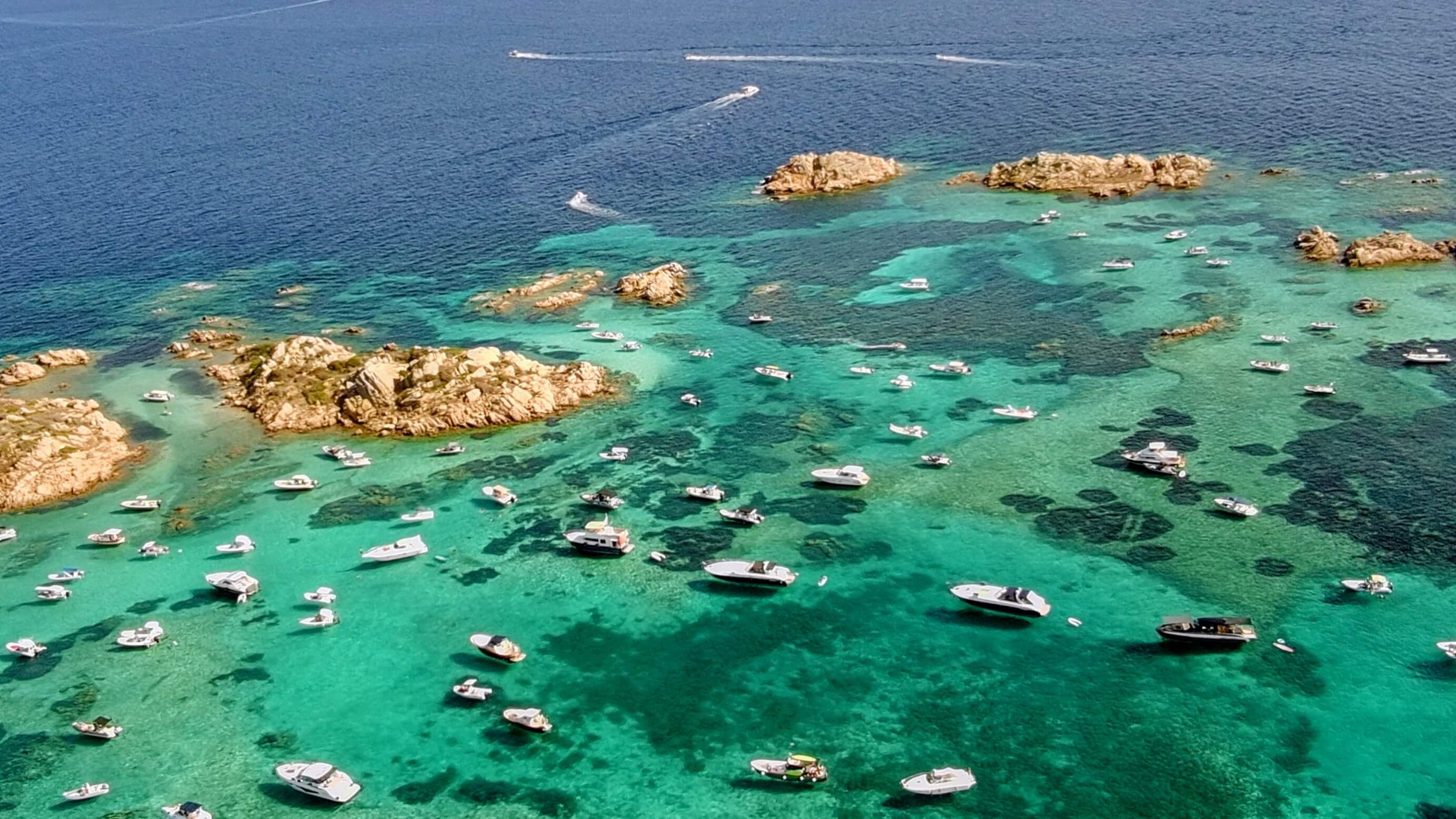Vue aérienne de Corse