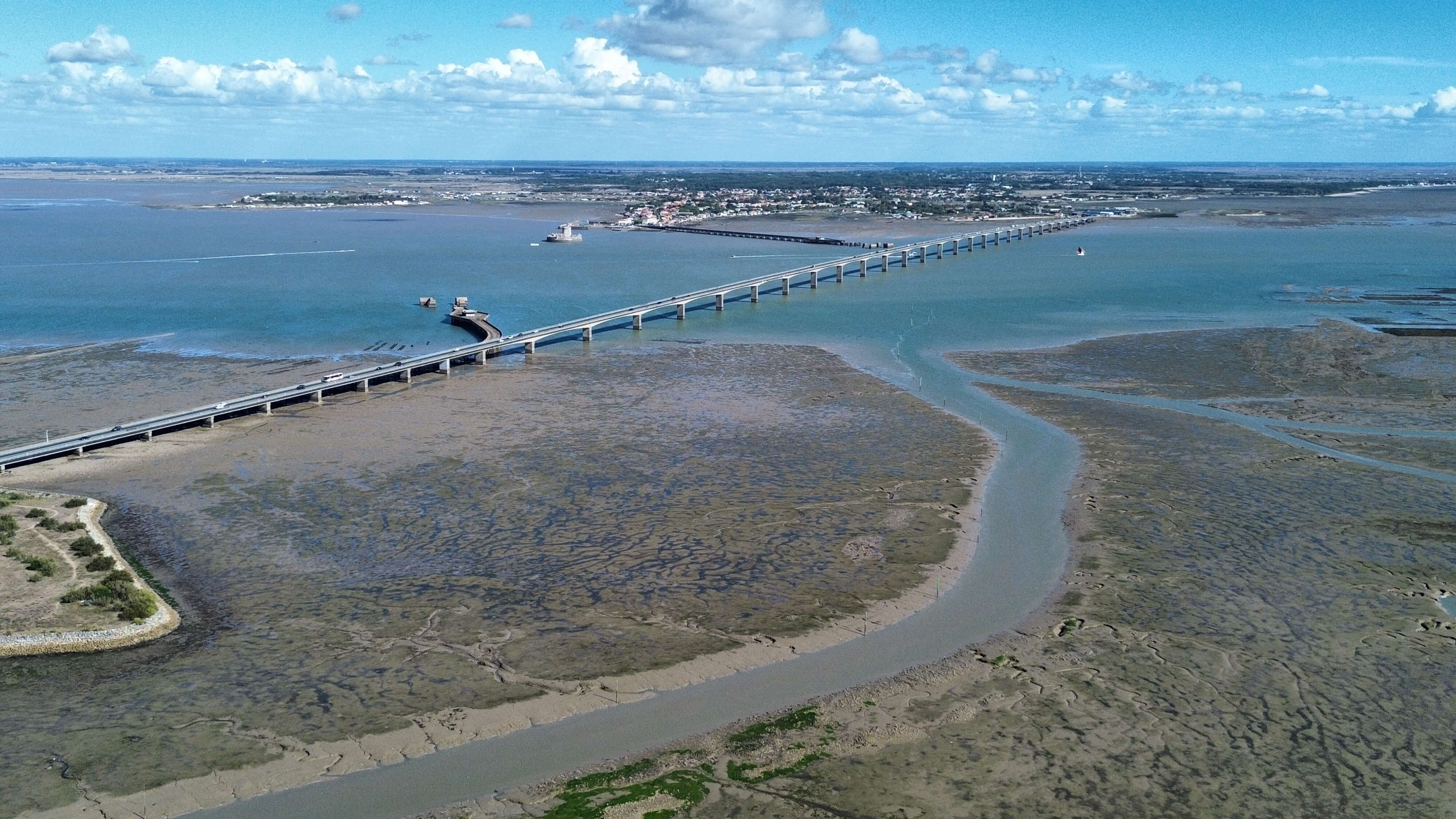 Vue aérienne de Île D'oleron