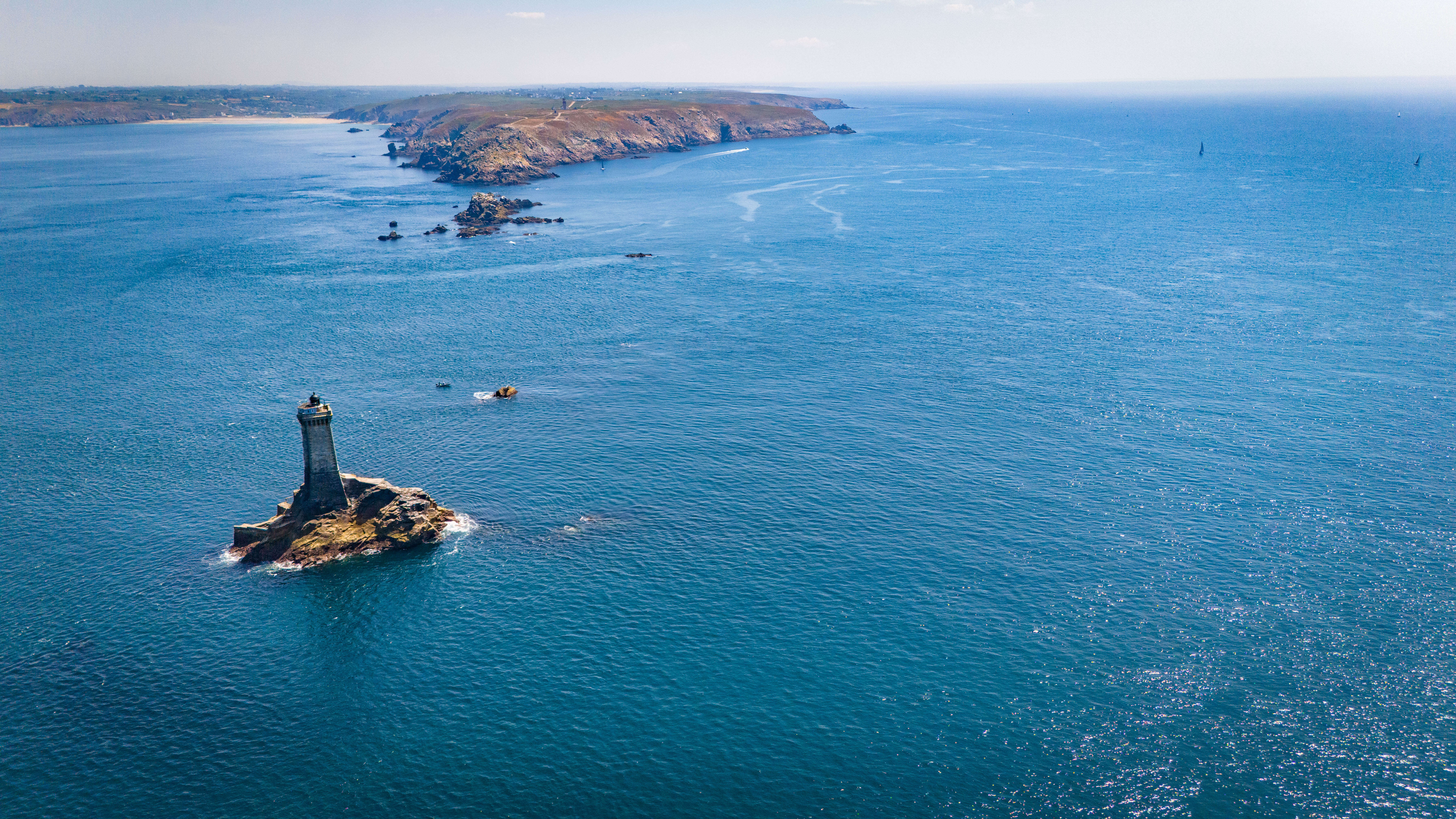 Vue aérienne de Bretagne 