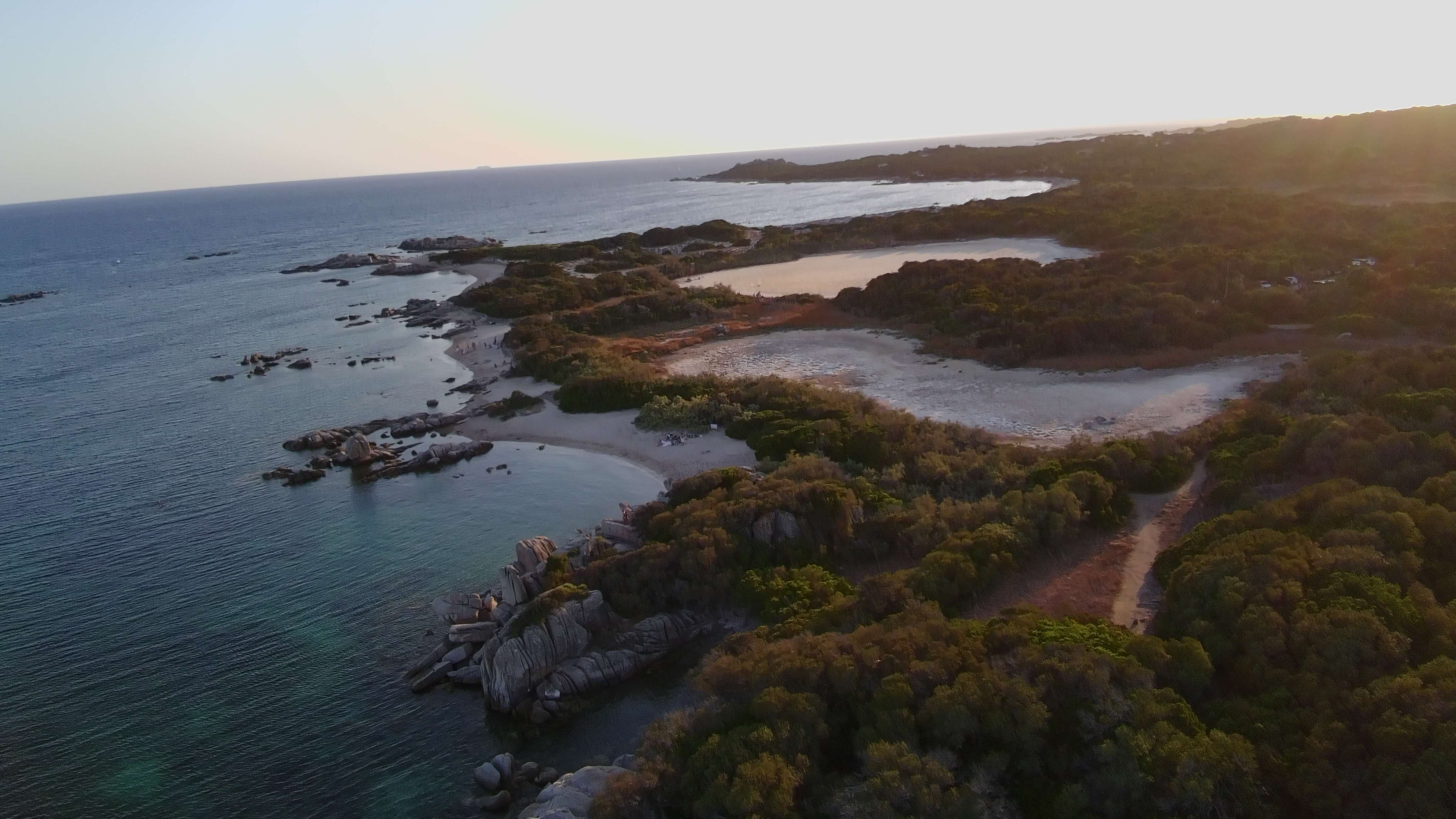 Vue aérienne de Corse